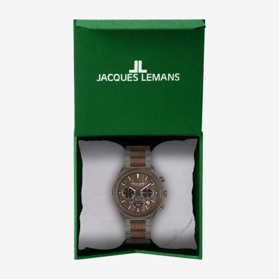 Jacques Lemans Mens Automatic Two Tone Stainless Steel Strap Watch Wjl0027705