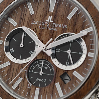 Jacques Lemans Mens Automatic Brown Leather Strap Watch Wjl0027707