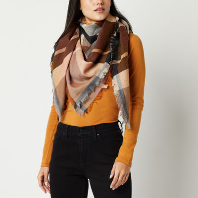 a.n.a Square Plaid Scarf JCPenney