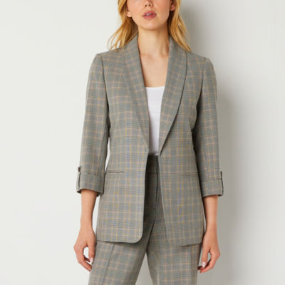 Black Label by Evan-Picone Suit Jacket, Color: Brown Combo - JCPenney