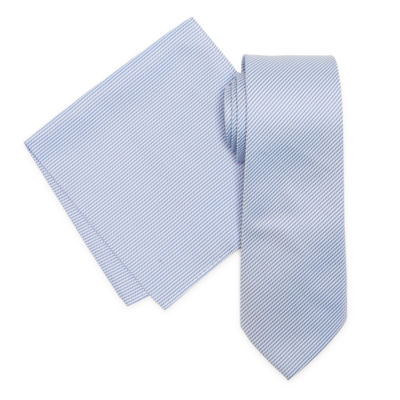 Shaquille O'Neal XLG Light Blue Pyramid Tie
