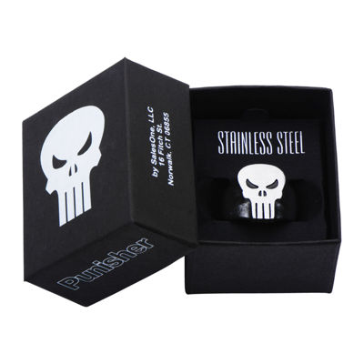 Marvel Punisher Skull Mens Stainless Steel Ring