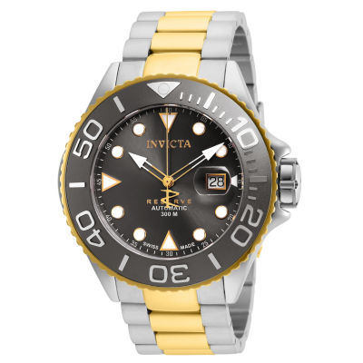 Invicta Grand Diver Mens Automatic Two Tone Stainless Steel Bracelet Watch 22855