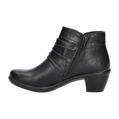 Easy Street Womens Damita Block Heel Booties