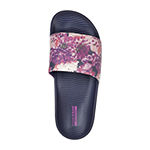 Skechers Womens Hyper Floral Blooms Slide Sandals