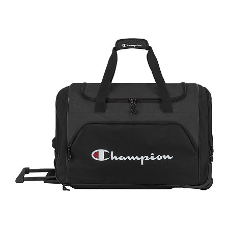 Champion 28 Inch Rolling Duffel Bag, One Size , Black
