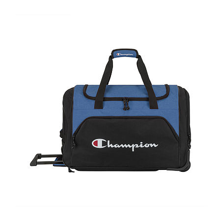 Champion 28 Inch Rolling Duffel Bag, One Size , Blue