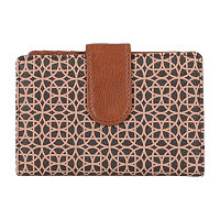 Mundi S&P Womens RFID Blocking Indexer Wallet, One Size, Brown