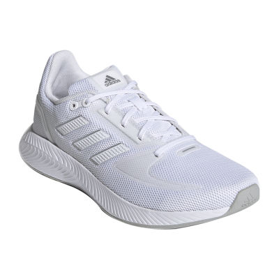 adidas Runfalcon 2.0 Womens Running Shoes, Color: White Silver - JCPenney