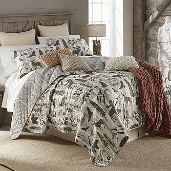 Your Lifestyle By Donna Sharp Forest Weave Quilt Set, Color: Brown Ivory -  JCPenney