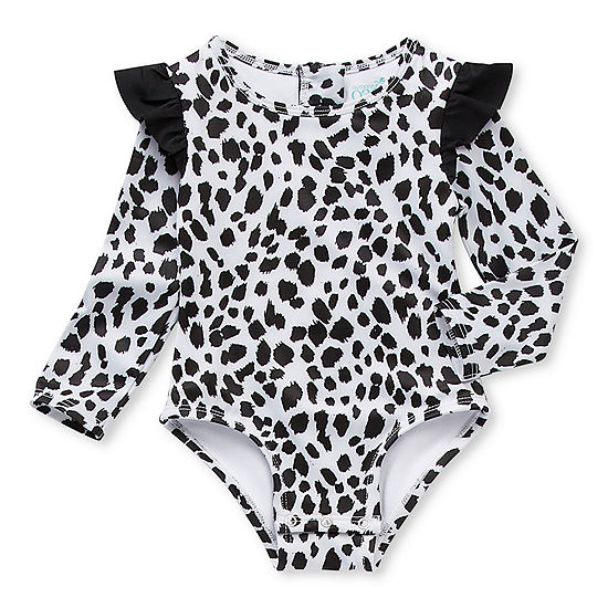 Outdoor Oasis Baby Girls Animal One Piece Swimsuit