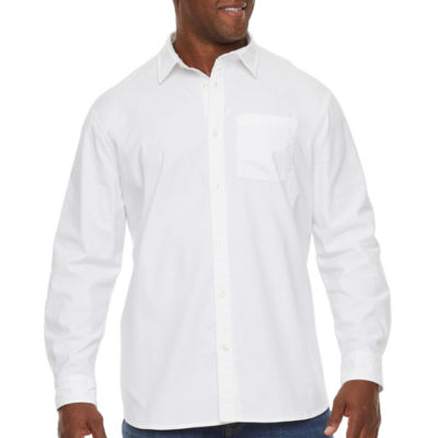 mutual weave Big and Tall Mens Regular Fit Long Sleeve Button-Down ...