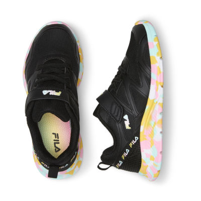 FILA Galaxia 5 Strap Mashup Little Girls Running Shoes