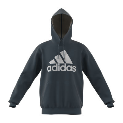 Adidas hoodie dark grey hot sale