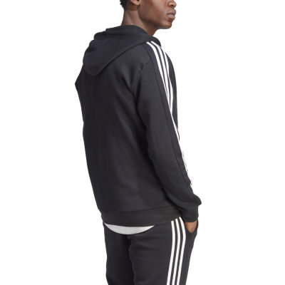 adidas Mens Long Sleeve Zipper Hoodie