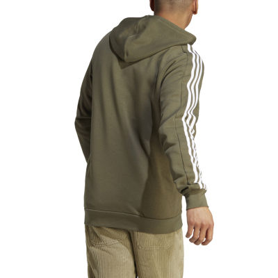 adidas Mens Long Sleeve Zipper Hoodie