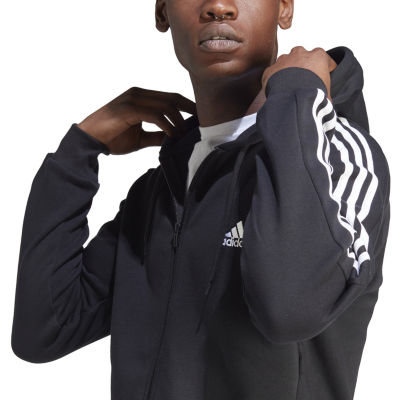 adidas Mens Long Sleeve Zipper Hoodie