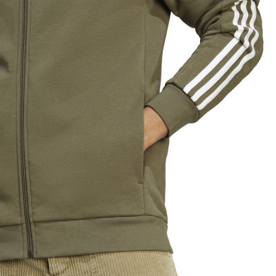 adidas Mens Long Sleeve Zipper Hoodie