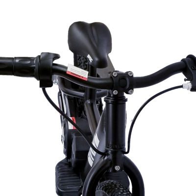 Brocusaebikes D16 16 Inch Black Ride-On Motorcycle