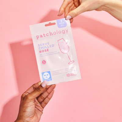 Patchology Serve Chilled Rosé Sheet Mask 2 Pack