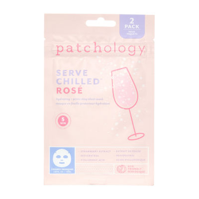 Patchology Serve Chilled Rosé Sheet Mask 2 Pack