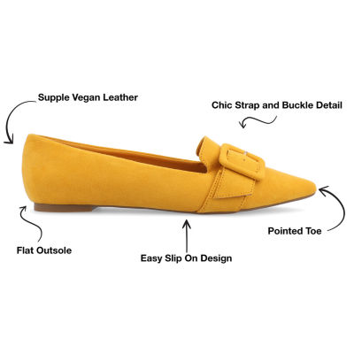 Journee Collection Womens Audrey Slip-on Pointed Toe Loafers