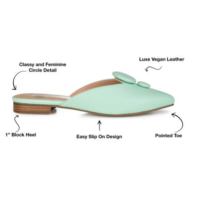 Journee Collection Mallorie Womens Pointed Mules