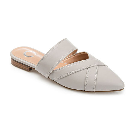 Journee Collection Womens Stasi Mules, 6 Medium, Gray