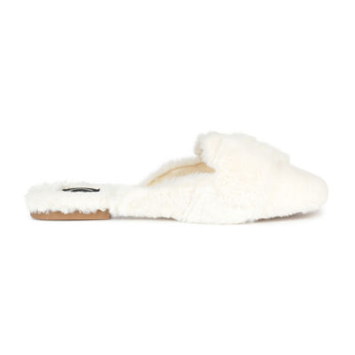 Journee Collection Eara Womens Slip-On Slippers