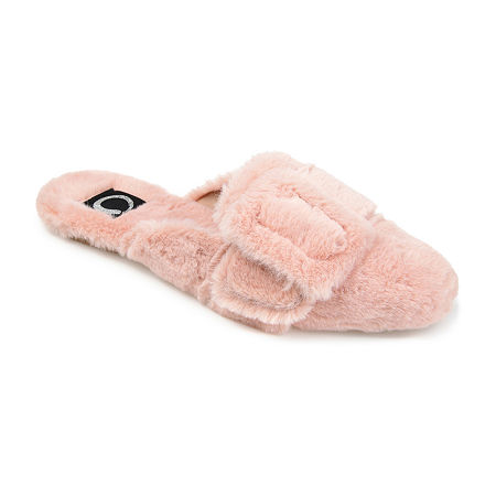 Journee Collection Eara Womens Slip-On Slippers, 9 Medium, Pink