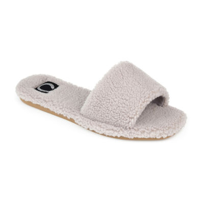 Journee Collection Sunlight Womens Slip-On Slippers