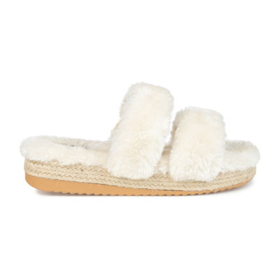 Journee Collection Relaxx Womens Slip-On Slippers