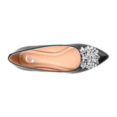 Journee Collection Womens Renzo Pointed Ballet Flats