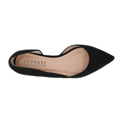 Journee Collection Womens Ester Pointed Ballet Flats