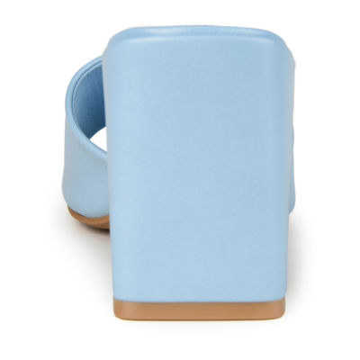 Journee Collection Alisia Womens Round Open Toe Block Heel Pumps