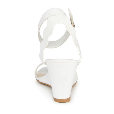 Journee Collection Womens Loucia Wedge Heel Pumps