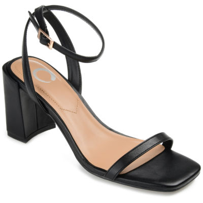 Journee Collection Chasity Womens Open Toe Block Heel Pumps