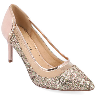 Jcpenney rose gold heels sale