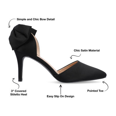 Journee Collection Womens Tanzi Pointed Closed Toe Stiletto Heel Pumps