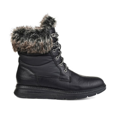 Journee Collection Womens Flurry Water Resistant Snow Boots Lace-up