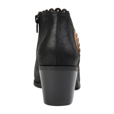 Journee Collection Womens Tessa Stacked Heel Booties