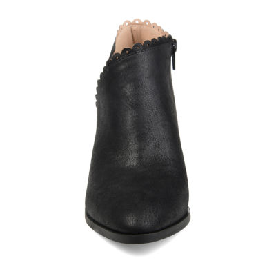 Journee Collection Womens Tessa Stacked Heel Booties