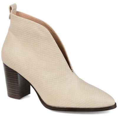 Journee Collection Womens Bellamy Stacked Heel Booties