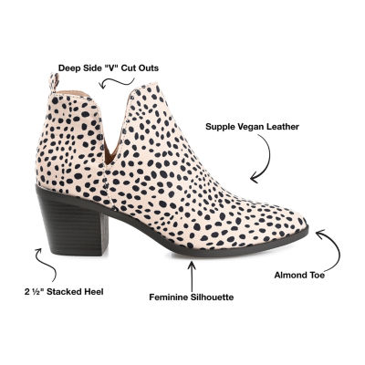 Journee Collection Womens Lola Stacked Heel Booties