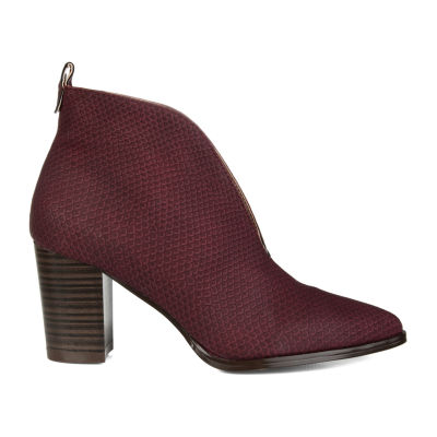 Journee Collection Womens Bellamy Stacked Heel Booties