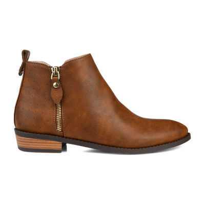 Journee Collection Womens Ellis Stacked Heel Booties