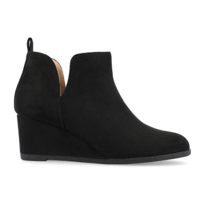 Journee Collection Womens Mylee Wedge Heel Booties