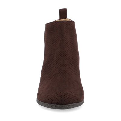Journee Collection Womens Mylee Wedge Heel Booties