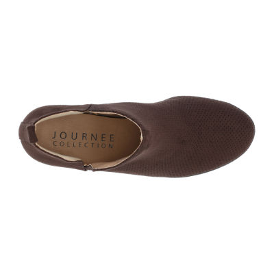 Journee Collection Womens Mylee Wedge Heel Booties