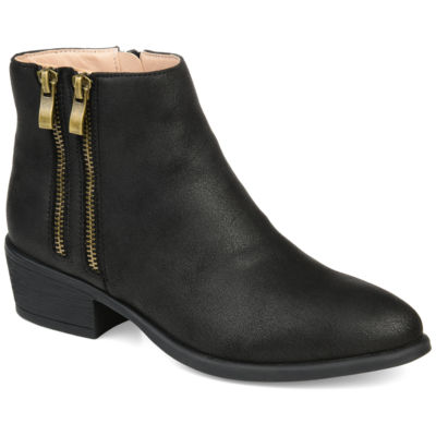 Journee Collection Womens Jayda Stacked Heel Booties